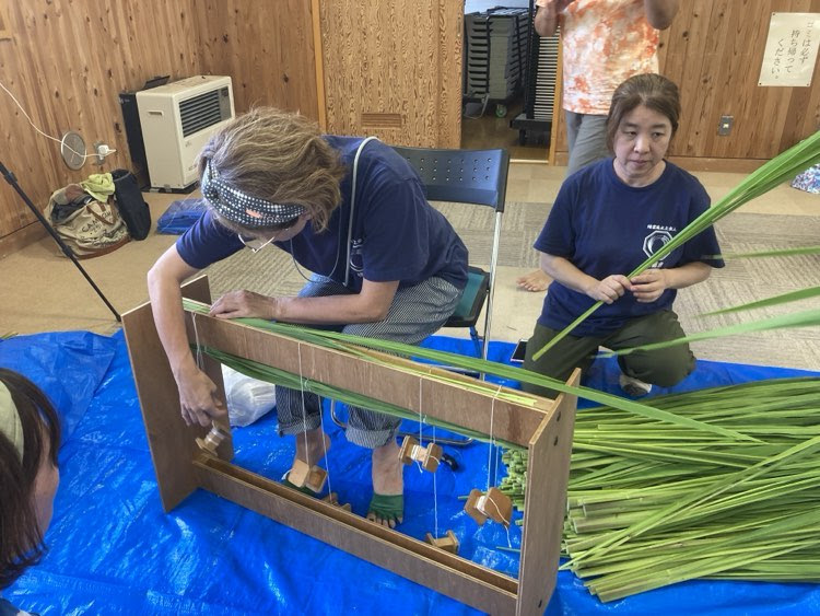 真菰ゴザ編みワークショップ開催案内（10月25日）